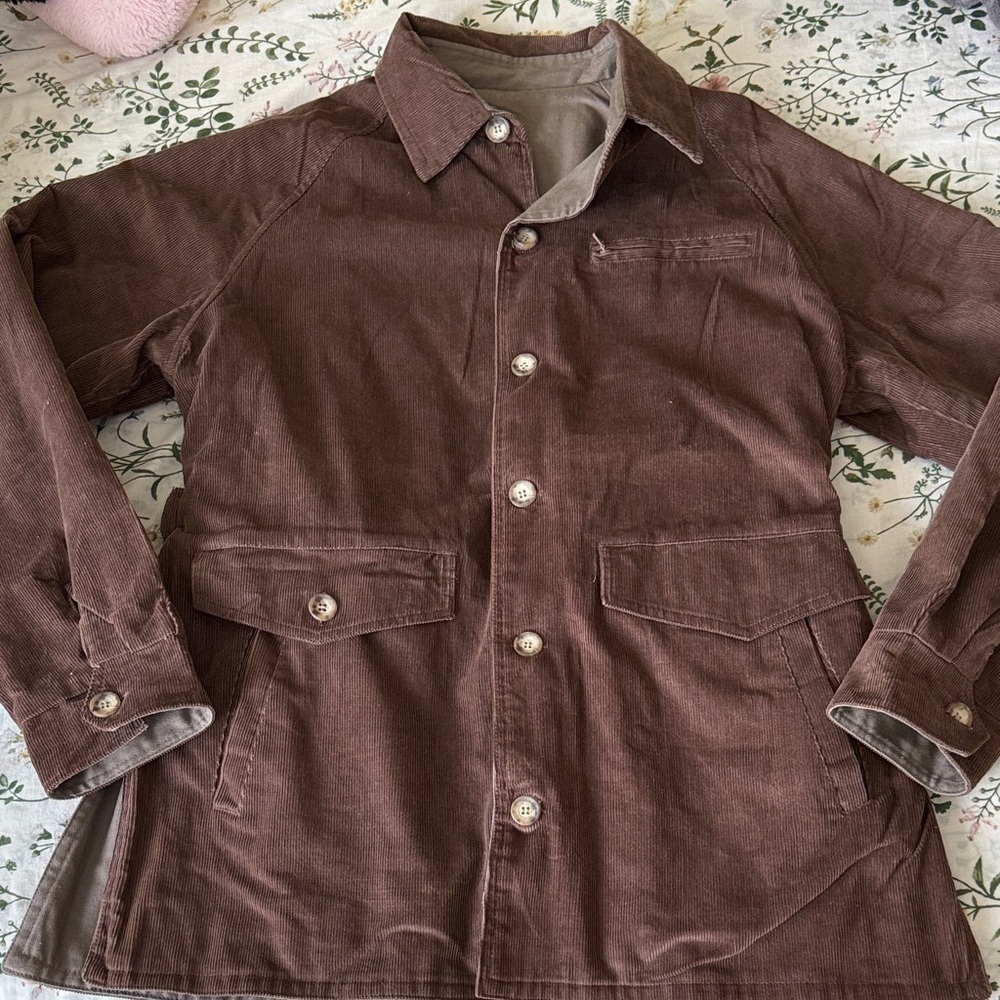 Brown Corduroy Jacket - Reversible